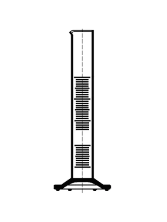 Cylinder miarowy stopka PP kl. B