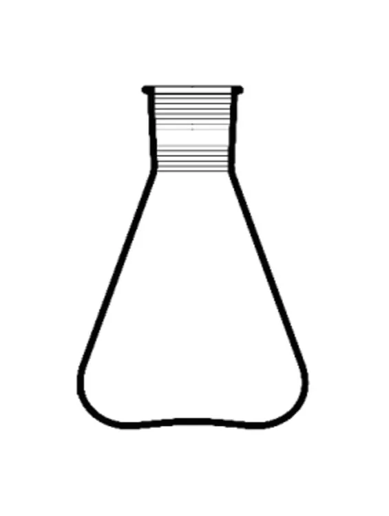 Kolba Erlenmeyera w/sz